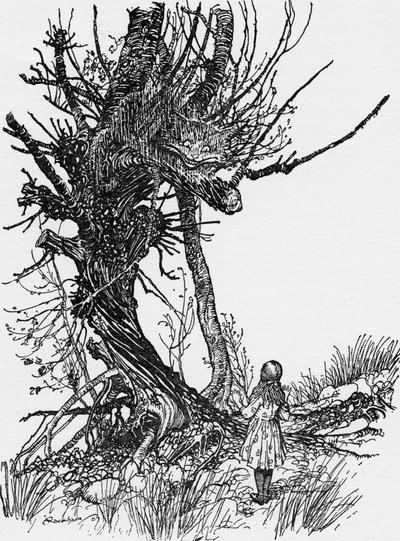 Las aventuras de Alicia en el país de las maravillas de Arthur Rackham