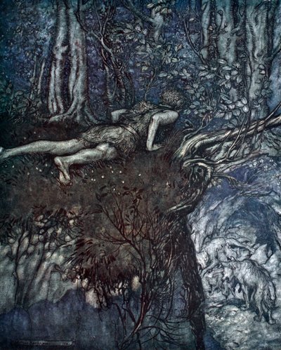 Y allí aprendí cómo era el amor de Arthur Rackham