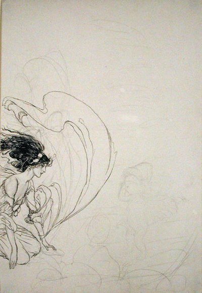 En la bomba de Arthur Rackham
