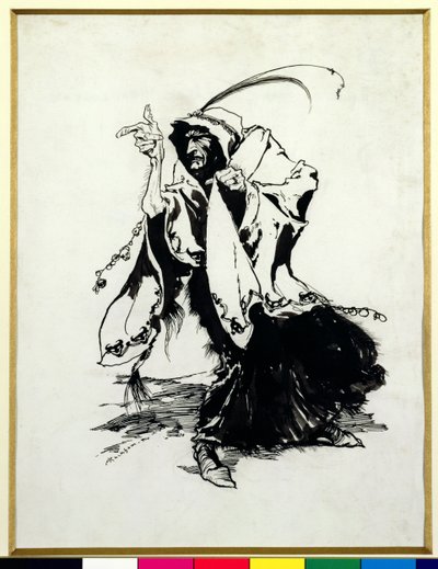 Briar Rose - La Decimotercera Hada, ilustración de Cuentos de Hadas de los Hermanos Grimm, traducido por Mrs. Edgar Lucas, publicado en 1900 de Arthur Rackham