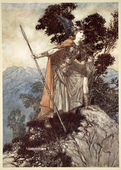 Brunnhilde de Arthur Rackham