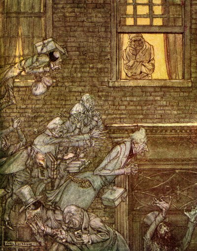 Cuento de Navidad de Charles Dickens de Arthur Rackham