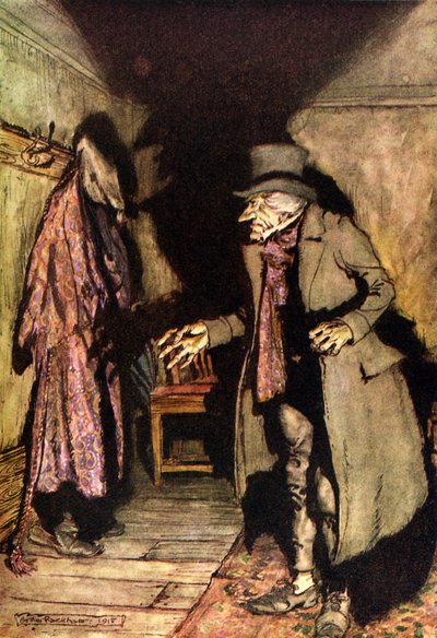 Cuento de Navidad de Charles Dickens de Arthur Rackham
