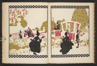Cenicienta yendo al baile, ilustración de Cenicienta, contada por CS Evans e ilustrada por Arthur Rackham de Arthur Rackham