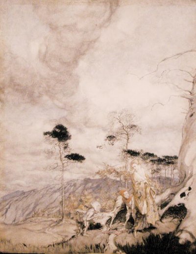 Vendedores de huevos de hadas de Arthur Rackham