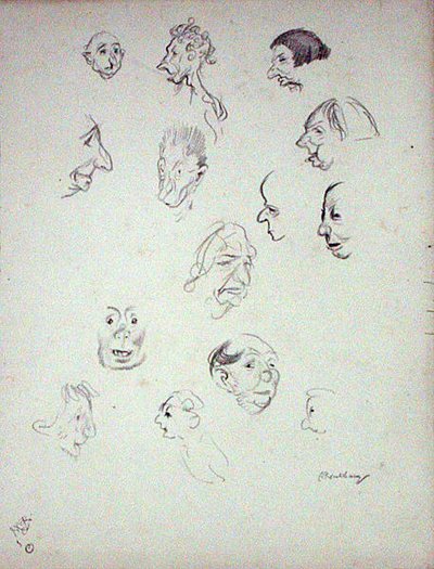 Caras grotescas de Arthur Rackham