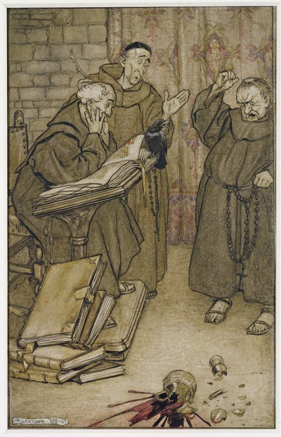 Si alguien mentía o si alguien juraba de Arthur Rackham