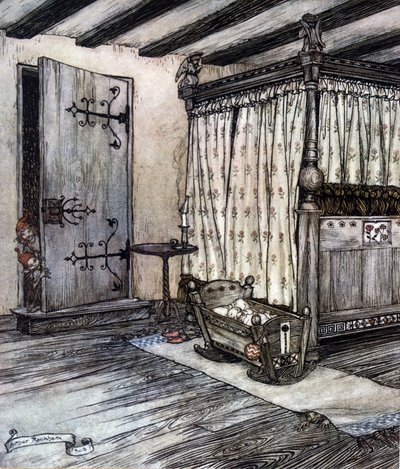 Ilustración de Arthur RACKHAM (1867-1939) para El sueño de una noche de verano de William SHAKESPEARE de Arthur Rackham
