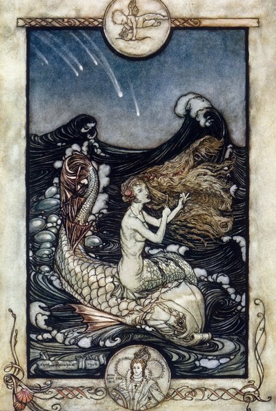 Ilustración de Arthur RACKHAM para El sueño de una noche de verano de William SHAKESPEARE de Arthur Rackham