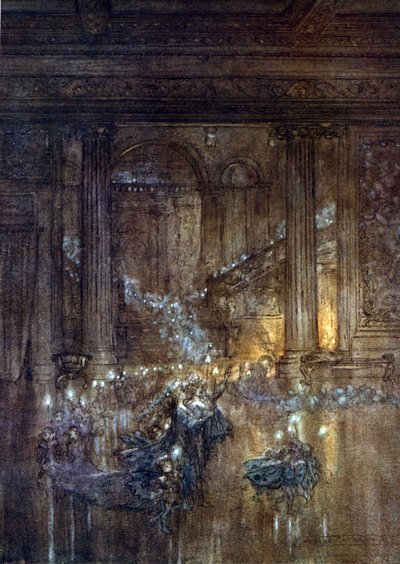 Ilustración de Arthur RACKHAM (1867-1939) para El sueño de una noche de verano de William SHAKESPEARE de Arthur Rackham