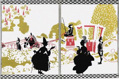 Ilustración para el cuento de hadas Cenicienta de Arthur Rackham