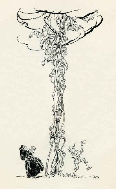 Jack y las habichuelas mágicas de Arthur Rackham
