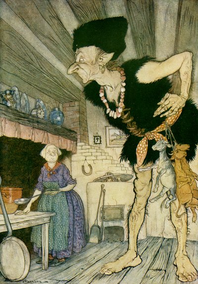 Jack y las habichuelas mágicas de Arthur Rackham