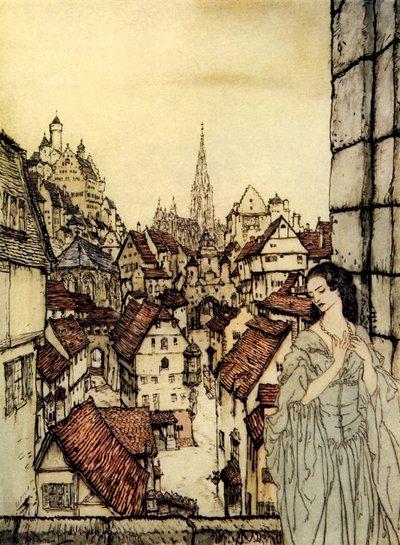 Ligeia de Edgar Allan Poe de Arthur Rackham