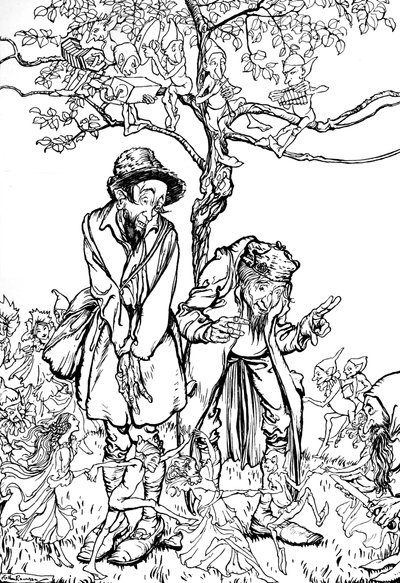 Hermanito y hermanita de Arthur Rackham