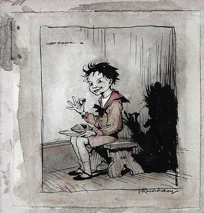 Little Jack Horner, ilustración de 