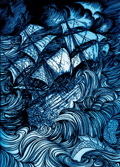 Manuscrito encontrado en una botella de Arthur Rackham