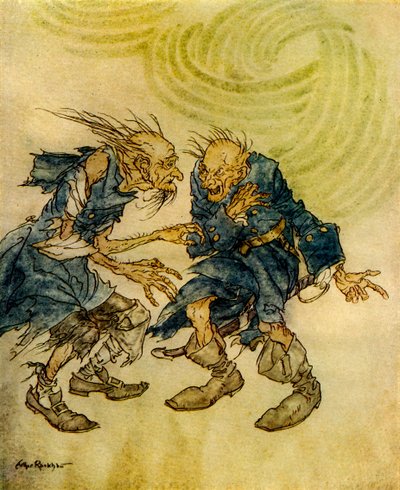 Manuscrito encontrado en una botella de Edgar Allan Poe de Arthur Rackham