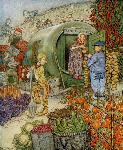 El señor y la señora Vinagre de Arthur Rackham