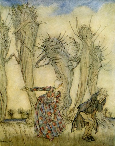 El Sr. y la Sra. Vinagre de Arthur Rackham