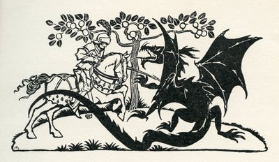 San Jorge de la alegre Inglaterra de Arthur Rackham