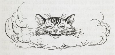 El gato de Cheshire de Arthur Rackham
