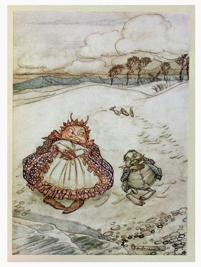 El Cangrejo y su Madre, ilustración de 