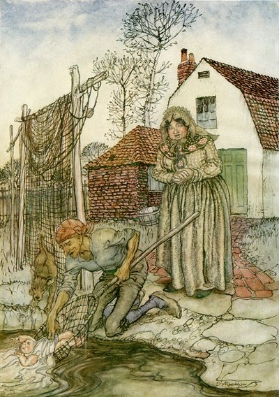 El Pez y el Anillo de Arthur Rackham