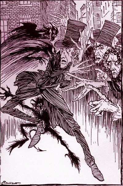 El demonio de la perversidad de Edgar Allan Poe de Arthur Rackham