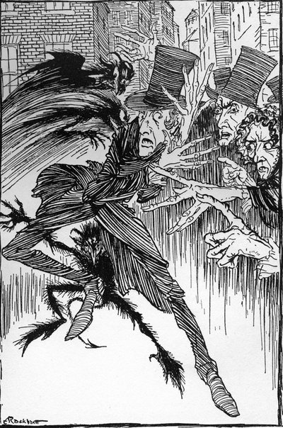 El demonio de la perversidad de Edgar Allan Poe de Arthur Rackham