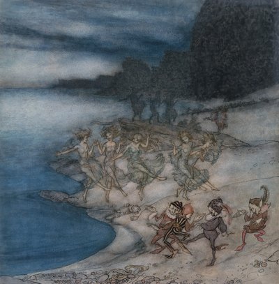 Las hadas descaradas y los elfos elegantes de Arthur Rackham