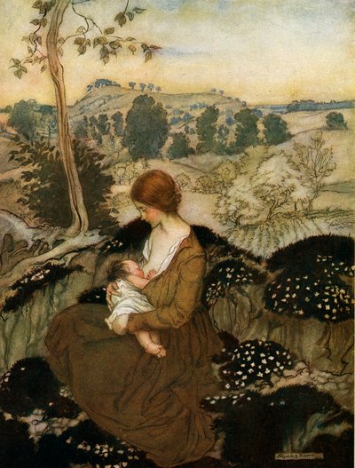 La primavera de la vida de A.C. Swinburne de Arthur Rackham