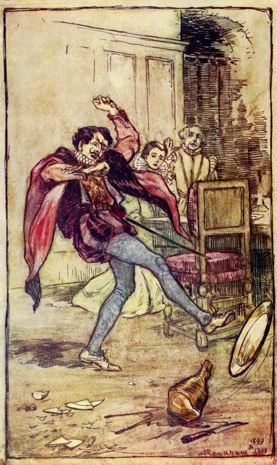 La fierecilla domada de William Shakespeare de Arthur Rackham