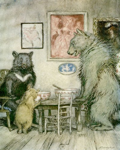 Los tres osos de Arthur Rackham