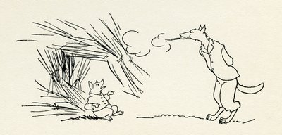 Los tres cerditos de Arthur Rackham