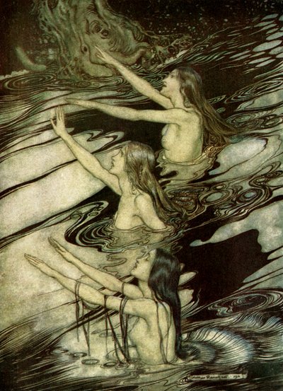 El Ocaso de los Dioses de Arthur Rackham