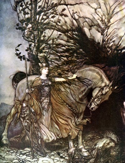 La Valquiria de Arthur Rackham