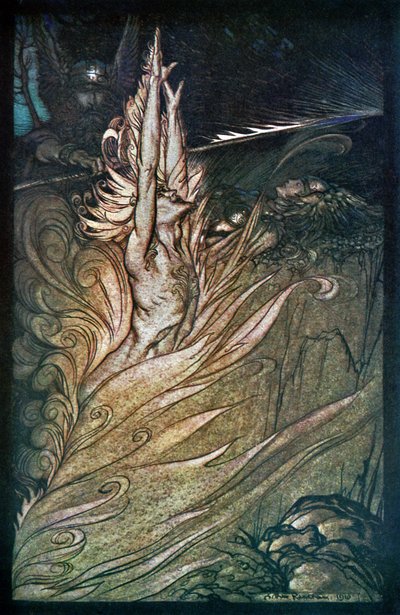 La Valquiria de Arthur Rackham