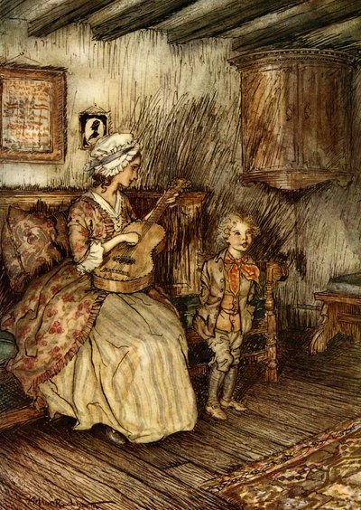 El Vicario de Wakefield de Arthur Rackham