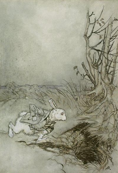 El Conejo Blanco, ilustración de 