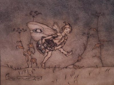 El elfo asistente de Bottom, ilustración de 