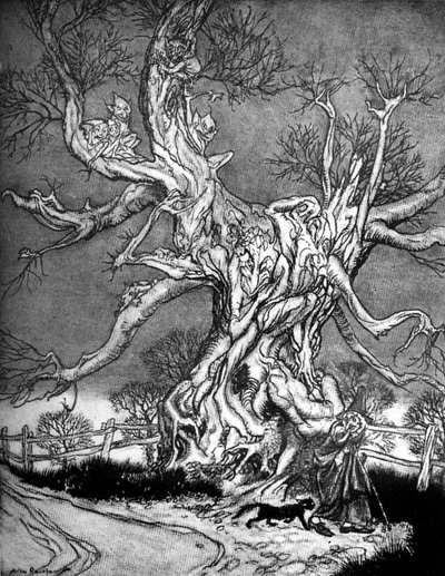 La leyenda de Sleepy Hollow de Arthur Rackham