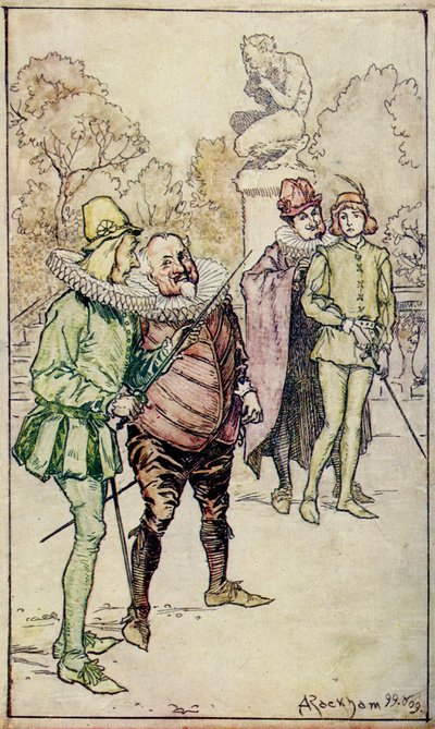 Timon de Atenas de William Shakespeare de Arthur Rackham