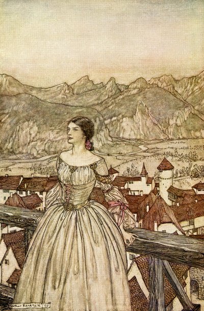 Undine de Friedrich de la Motte Fouqué de Arthur Rackham