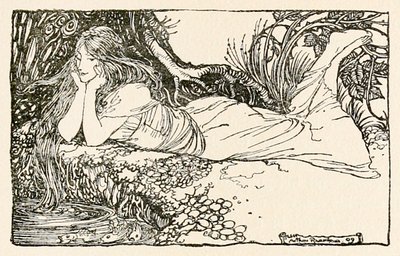 Undine mirando al agua, de 