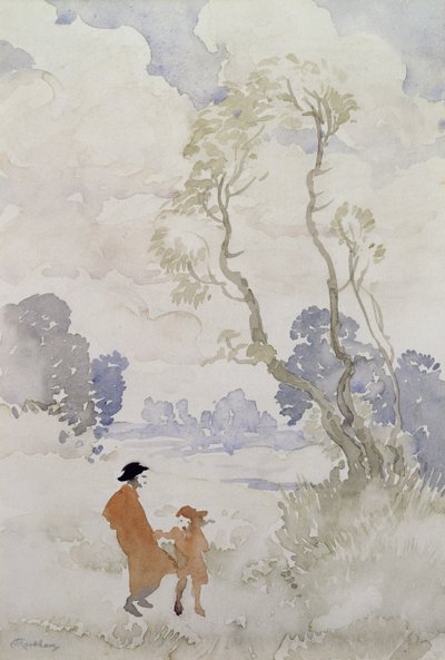 Día Ventoso de Arthur Rackham