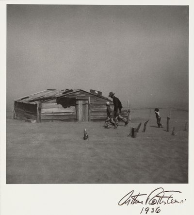 [Paisaje con casa] de Arthur Rothstein