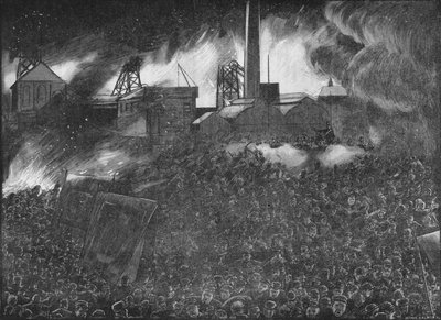 Disturbios de Featherstone: los soldados disparando a la gente, 1893-1906 de Arthur Salmon