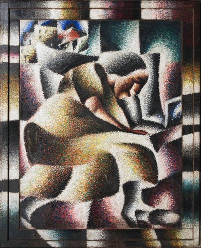Una mujer leyendo, 1920 de Arthur Segal