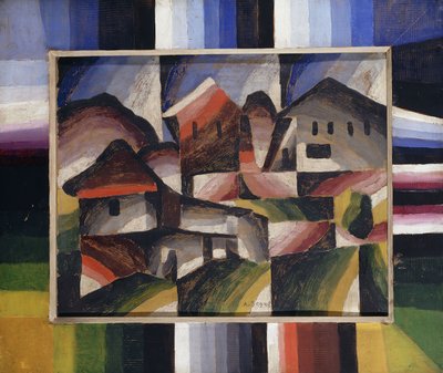 Casa en el paisaje de Arthur Segal